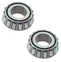 Set of 2 Front Outer WJB Wheel Bearings for Chevy C1500 C20 GMC C2500 P3500