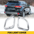 2X Chrome Rear Bumper Fog Light Lamp for Toyota Highlander (2014–2019)