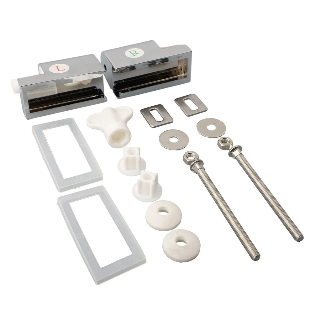 Set of 2 Soft Close Hinges for Contemporary Toilet