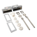 Set of 2 Soft Close Hinges for Contemporary Toilet