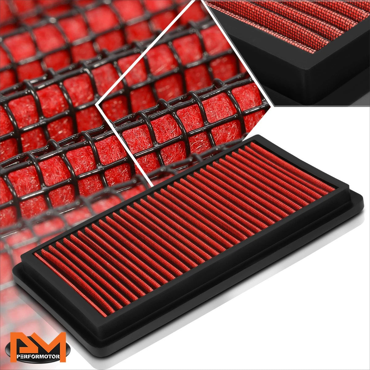 Reusable Multilayer High Flow Air Filter for Mazda 6 2.3L/MPV (2000–2008)