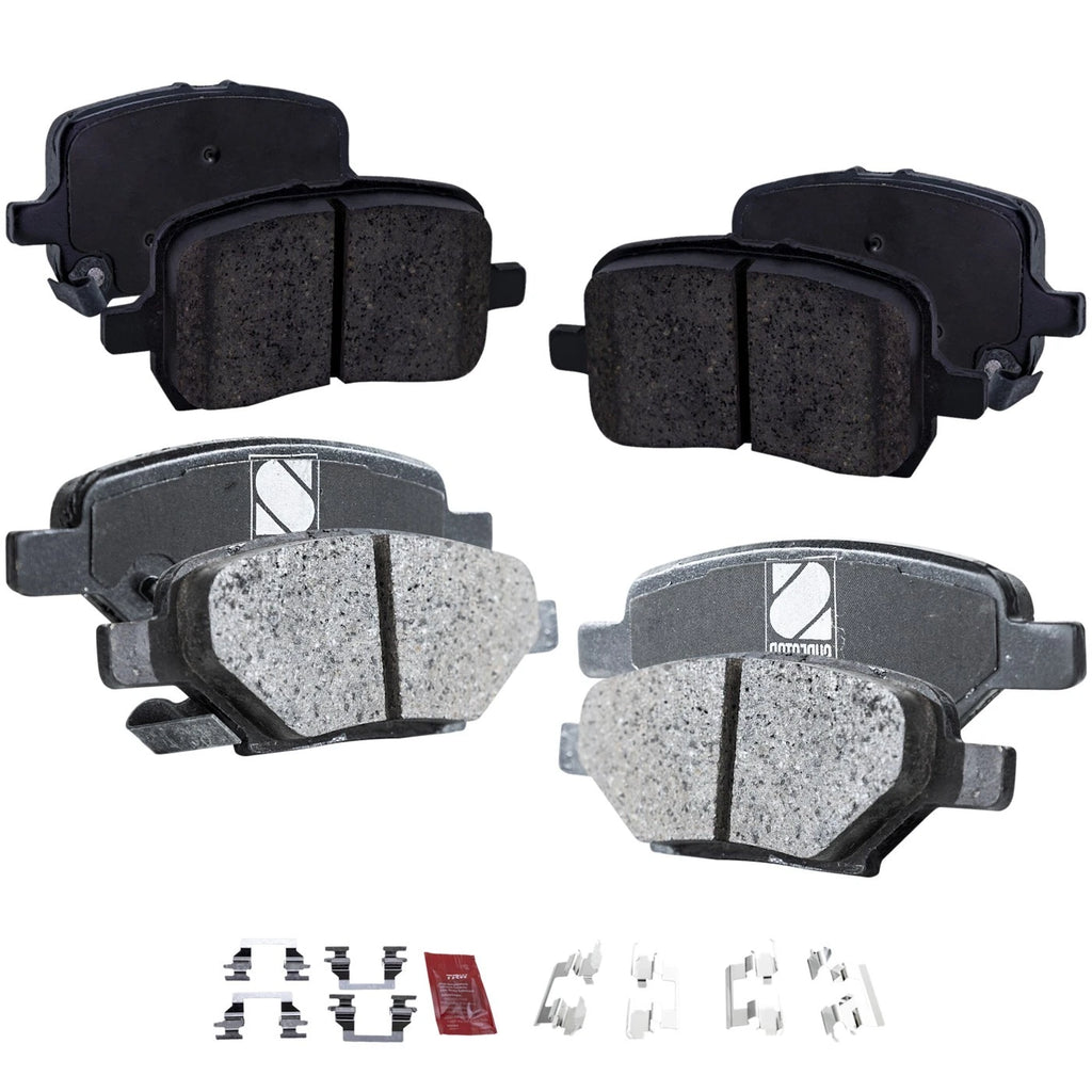 Brake Pad Set for Chevrolet Malibu (2004–2012) Front and Rear