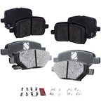 Brake Pad Set for Chevrolet Malibu (2004–2012) Front and Rear
