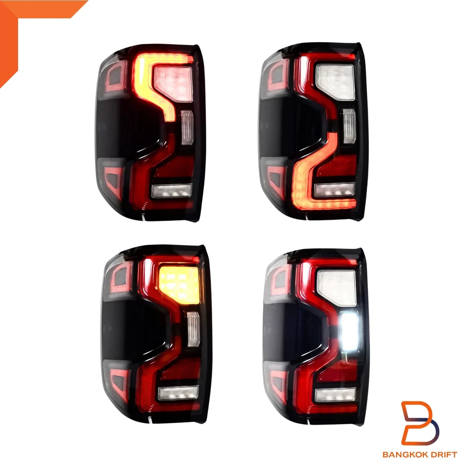 OEM LED Tail Lights w/ Blind Spot Radar for Ford Ranger Raptor (2022-2025)