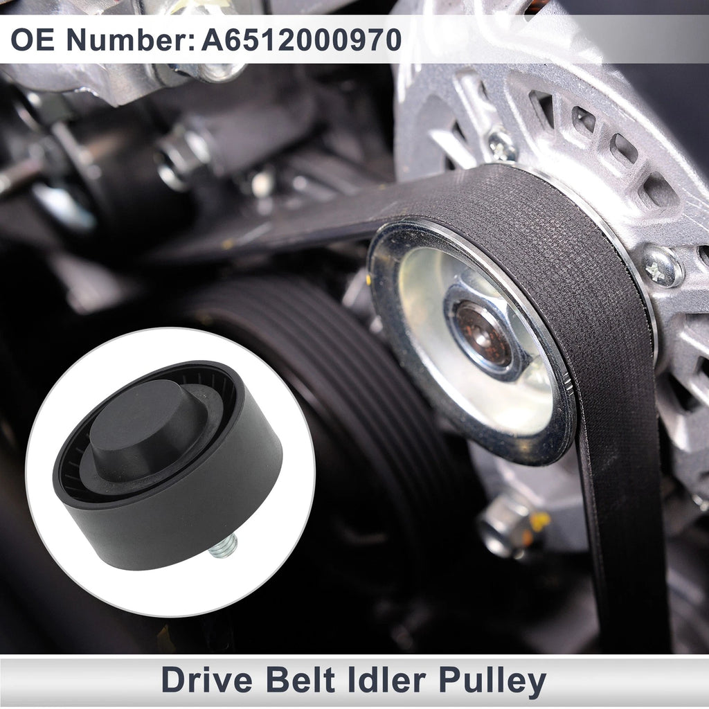 Drive Belt Idler Pulley for Mercedes-Benz Sprinter (2014–2022) No.A6512000970