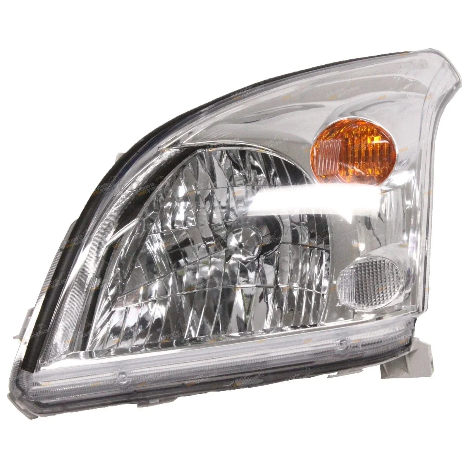 LH Chrome Headlight for Toyota Prado GRJ120 KDJ120 KZJ120 (2003–2009)