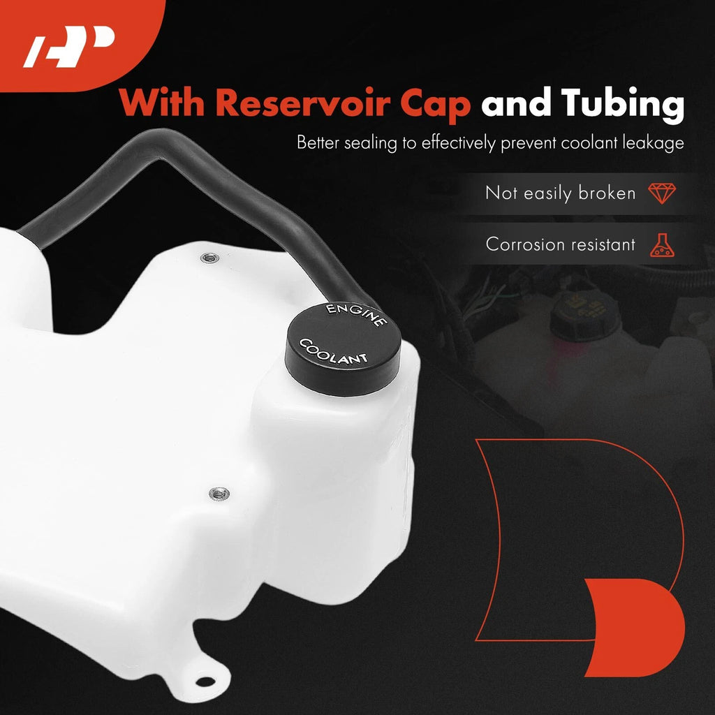 Front Engine Coolant Reservoir with Cap & Hose for Chevy Blazer