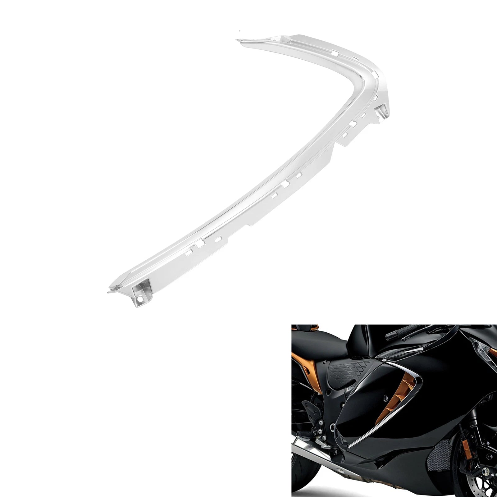 Right Side Front Cowling for Suzuki Hayabusa GSX1300R (2022–2024) Chrome