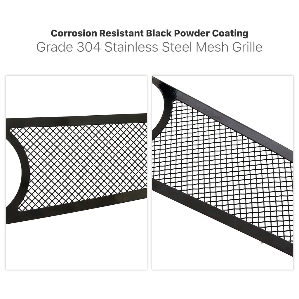 Stainless Black Mesh Grille Insert for Cadillac ATS (2013-2014)