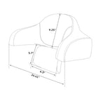 Black Rear Trunk Backrest for Indian Springfield Chieftain (2014-2023)