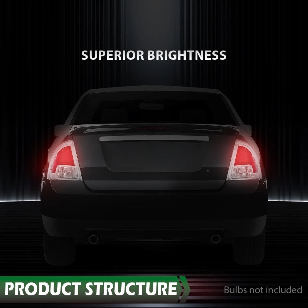 Chrome Tail Light Pair for Ford Fusion (2006–2009)