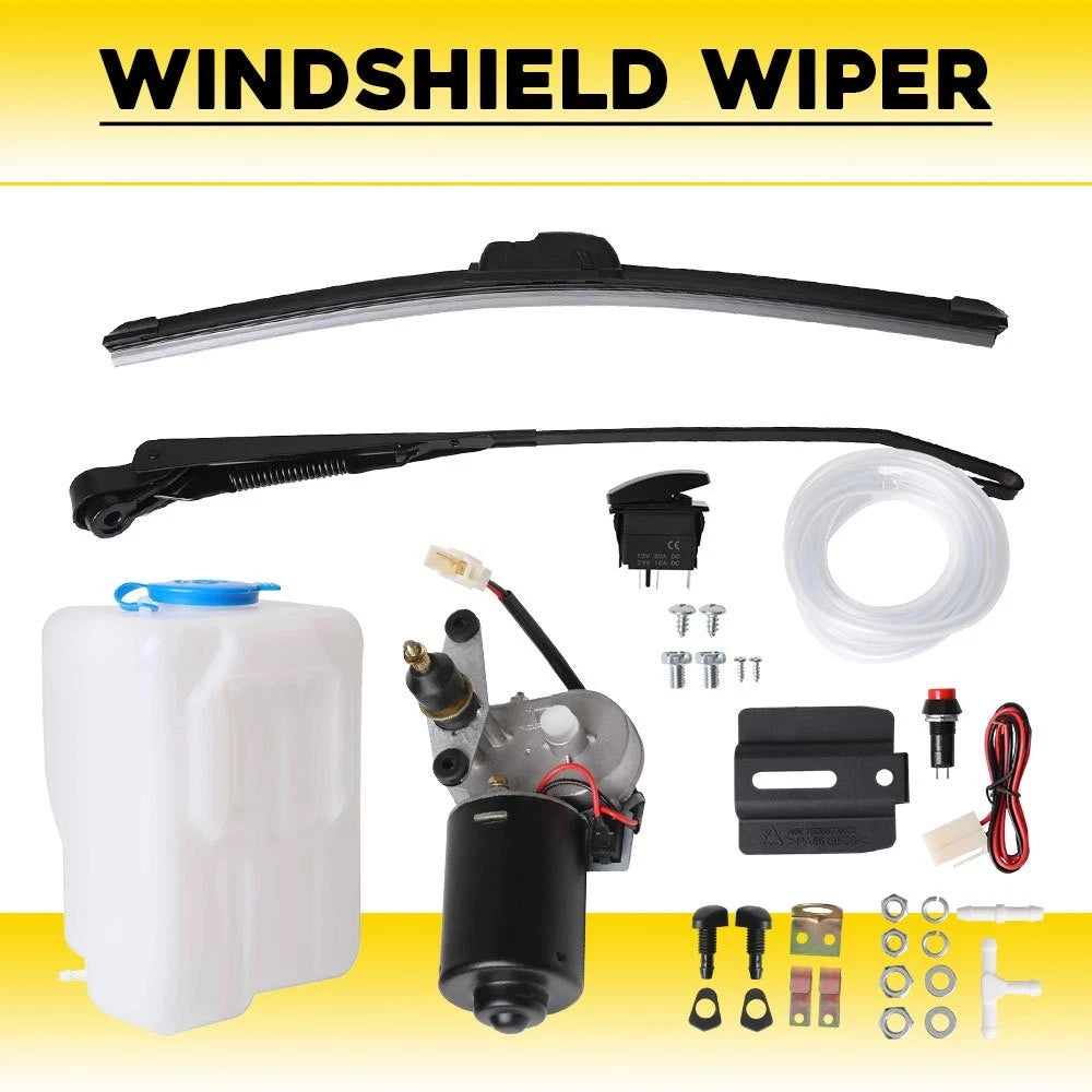 Electric Windshield Wiper Motor Kit for Polaris RZR 570/800/900/1000 (2010–2023)