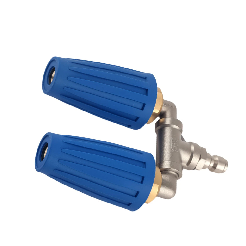 Dual Turbo Nozzle for Pressure Washer 4000PSI 304SS Twin Head Design