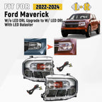 LED Headlights Pair for Ford Maverick (2022–2024) W/o DRL Upgrade