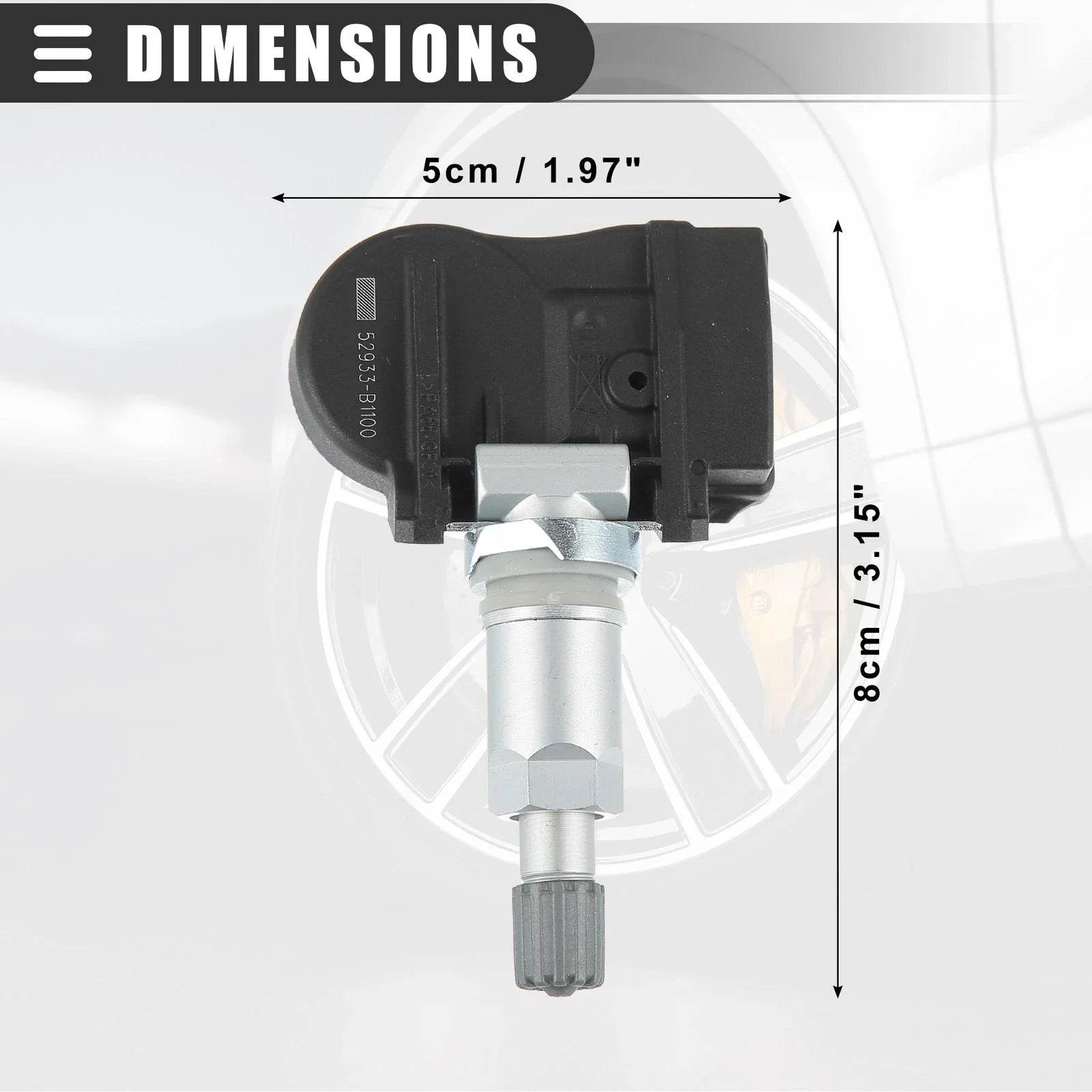 TPMS Sensor 433MHZ for Hyundai (No. 52933B1100)