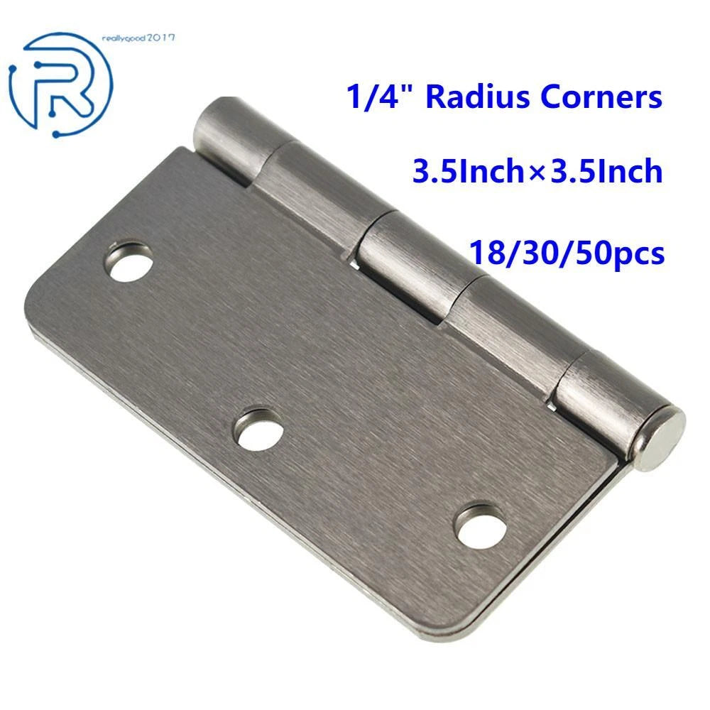 Set of 18 Satin Nickel Door Hinges for Make Model 