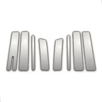 8Pc Chrome Pillar Post Covers Replacement for Lincoln MKT (2010–2019)