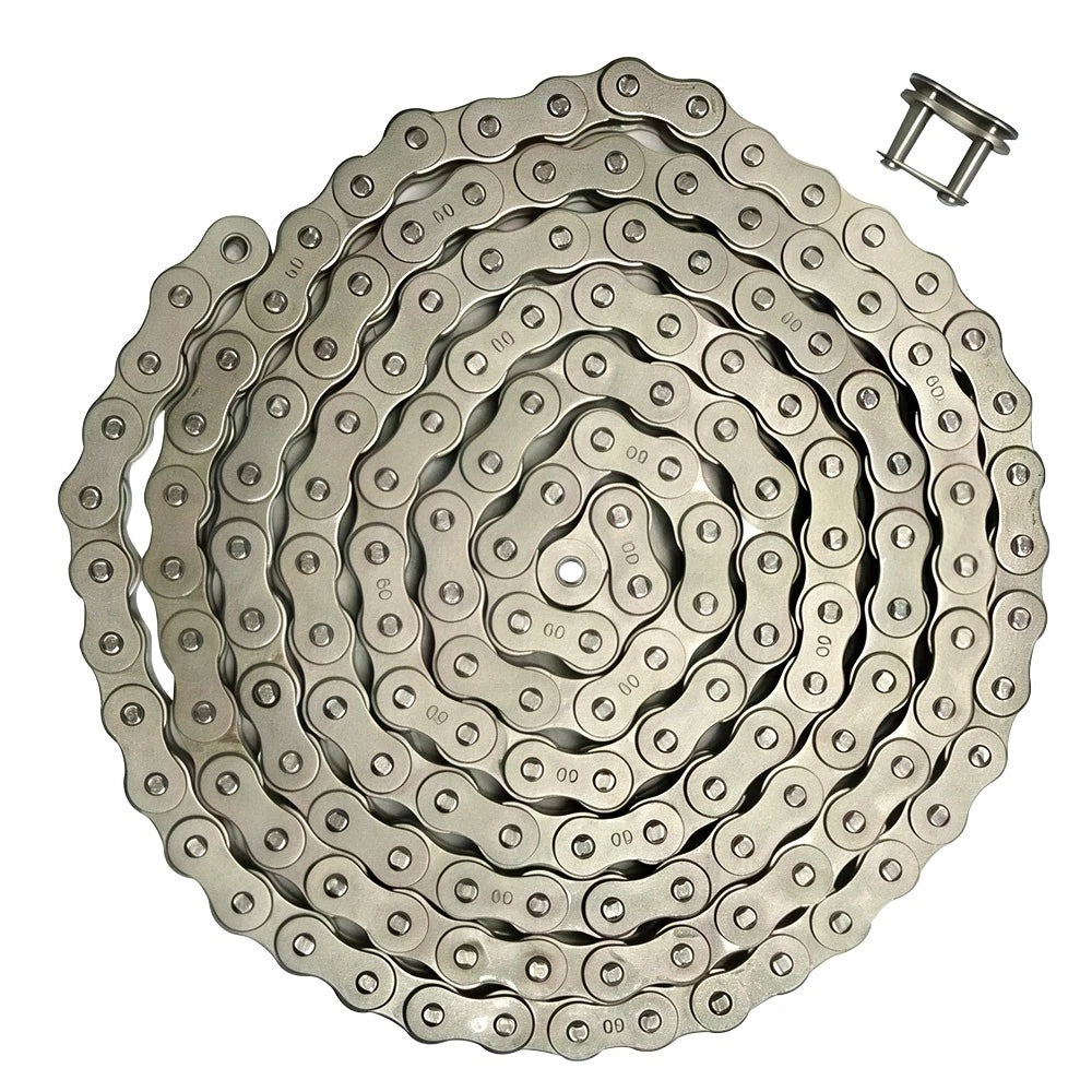 10 Foot Roll of Roller Chain 0.500" Pitch Size 40