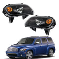 Set of 2 Halogen Headlights for Chevy HHR (2006–2011) Black