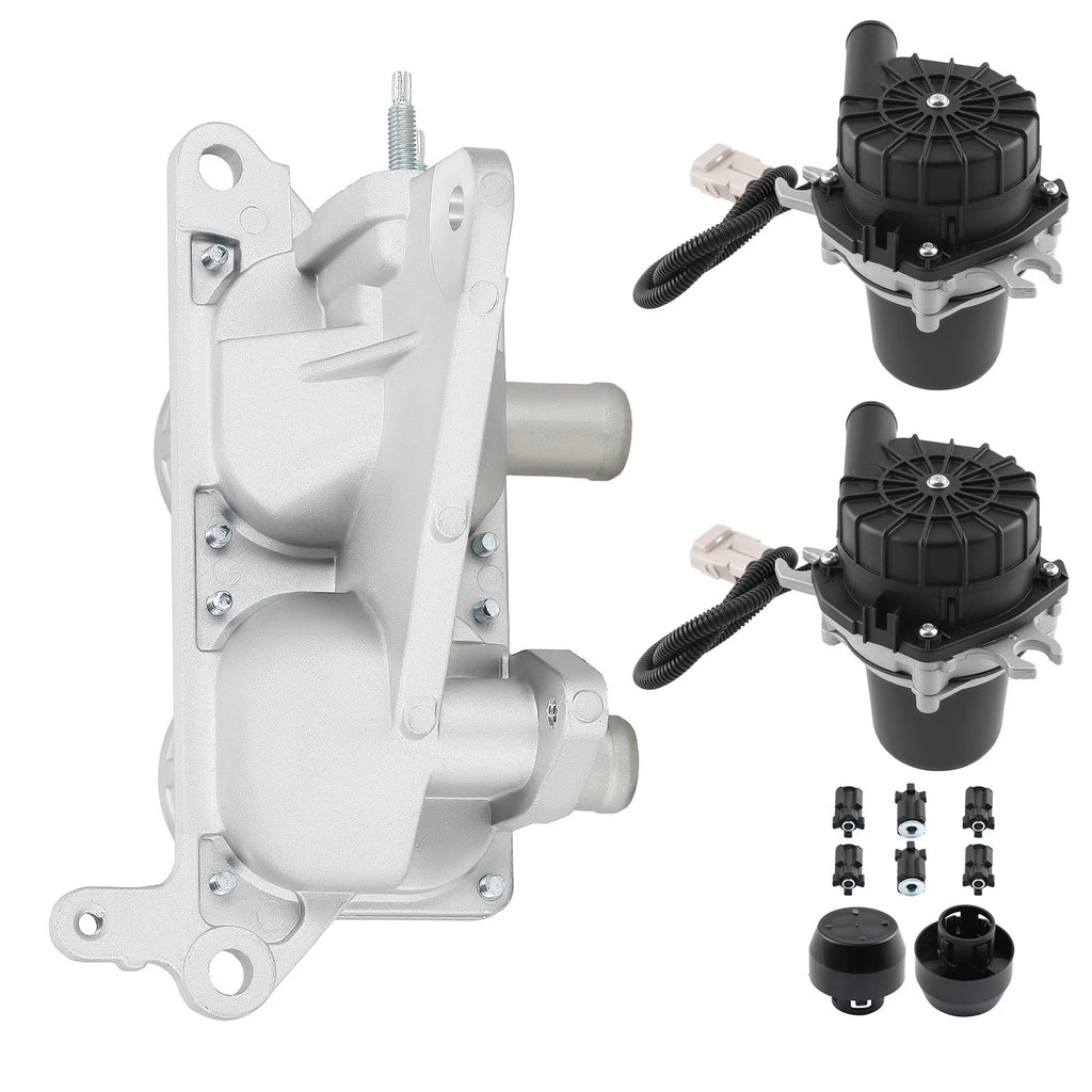 2pcs Secondary Injection Air Pump & 1 Air Injection Valve for Toyota Tundra (2000–2006)