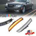 Amber LED Side Marker Lights for Chrysler 300 (2015–2023)
