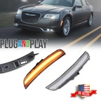 Amber LED Side Marker Lights for Chrysler 300 (2015–2023)