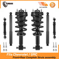 Front Struts Sway Bars Rear Shocks for Chevrolet Silverado GMC Sierra (2007–2013)