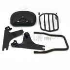 Sissy Bar Passenger Backrest Luggage Rack for Harley Softail FXST (2000–2023)