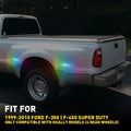 Set of 4 RGB Side Marker Lights for Ford F350 F450 F550 Super Duty (1999–2010)