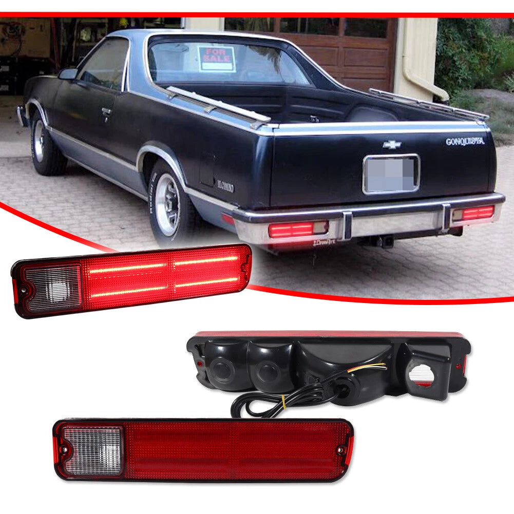 Red LED Rear Tail Brake Light for Chevrolet El Camino Malibu GMC Caballero (1979–1987)