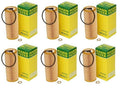 Set of 6 Oil Filter Kits for Mercedes W124 W129 W140 W203 (OEM HU727/1x)