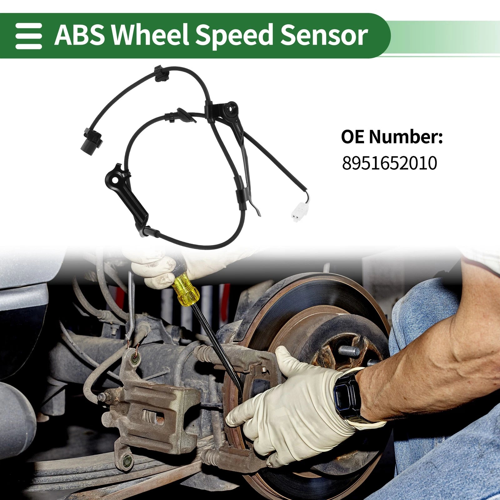 ABS Wheel Speed Sensor No. 8951652010 for Toyota Vios Echo (2003–2008)