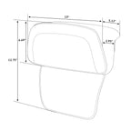 Razor Backrest Pad for Harley-Davidson Touring Road Street Glide (2014-2023) US
