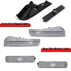 Set of 4 Clear Bumper Signal & Rear Side Markers for Pontiac Firebird (1993–1997)