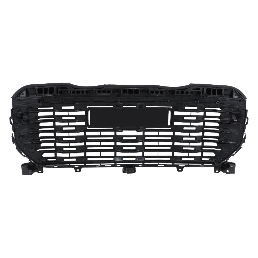 Glossy Black Front Upper Center Mesh Grille for GMC Sierra 1500 Denali (2022–2024)