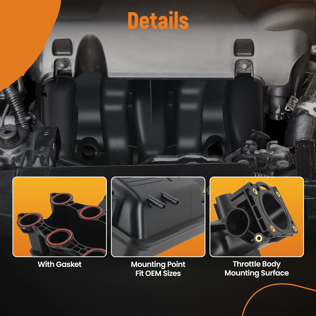 Inlet Intake Manifold for Ford Explorer Mercury Mountaineer 4.0L (2004–2010) 615-296
