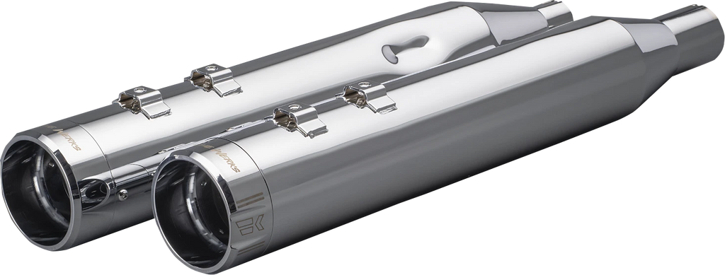 Slip-On Mufflers for Harley Davidson (2014–2023) - Chrome Klassic Tip 202975