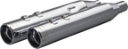 Slip-On Mufflers for Harley Davidson (2014–2023) - Chrome Klassic Tip 202975