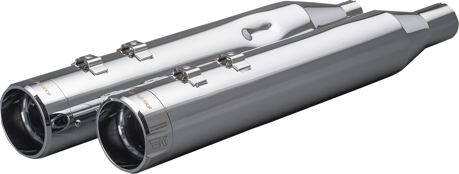 Slip-On Mufflers for Harley Davidson (2014–2023) - Chrome Klassic Tip 202975