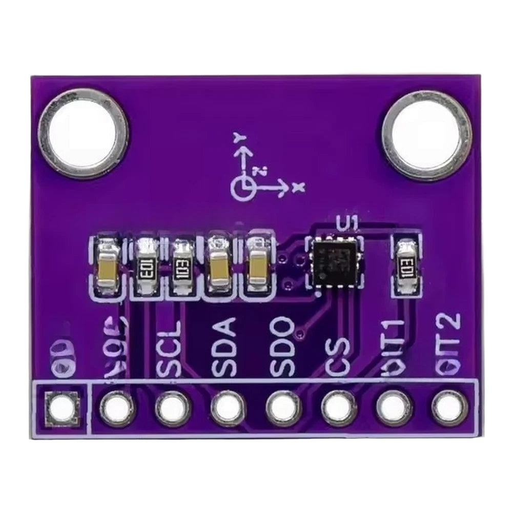 LIS2DH12TR Triaxial Accelerometer Development Board for ABS Housing (21.1 x 17mm)