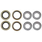Set of 4 Galvanized Trailer Hub Kits for 2000 lbs Spindle (2000-2000)