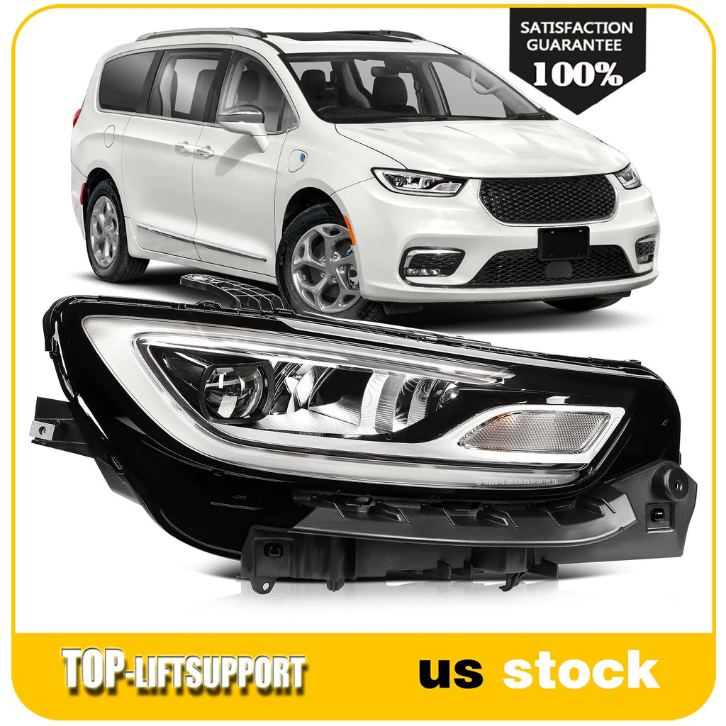 Right Side LED Headlight with Bulbs for Chrysler Pacifica (2021–2024)