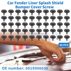 50 Pcs Fender Liner Splash Shield Bumper Cover Screw for Mercedes-Benz A220 (2019–2023)