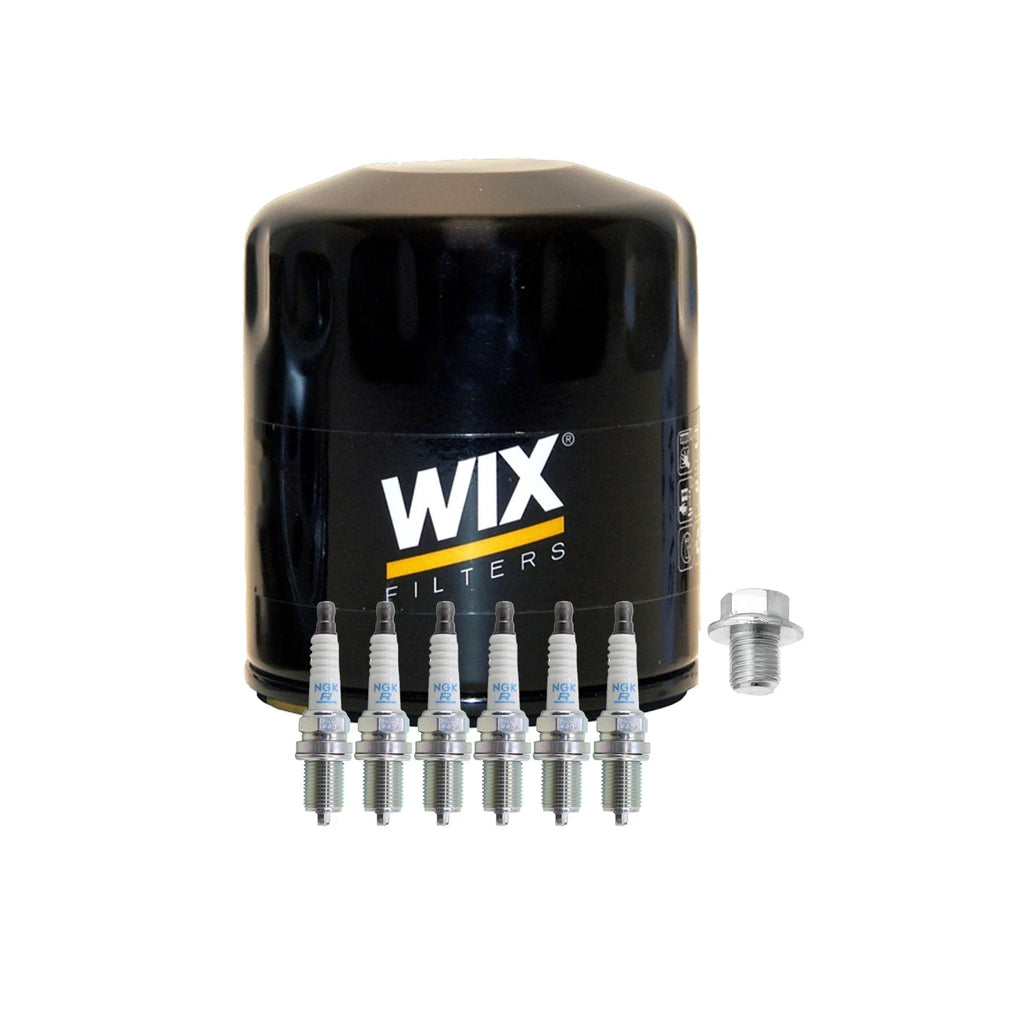 Wix Engine Oil Filter & NGK 6 Spark Plugs Kit for 4Runner Camry