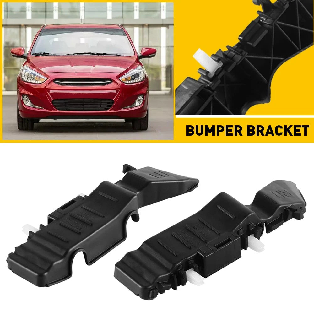 Set of 2 Front Bumper Support Brackets for Hyundai Accent (2012–2017)