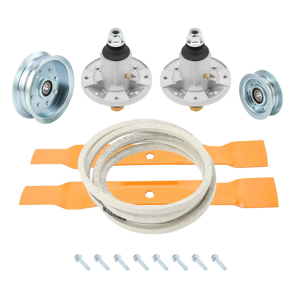 Rebuild Kit with Blades, Spindles, Idlers, Belt for John Deere 100 Series