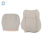 2Pcs Leather Back Seat Cover for Chrysler 300C (2005–2010) Gray