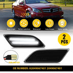 Set of 2 Front Side Marker LED Lights for Benz C250 C300 C350 C63 (2012–2014)