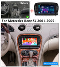 7" Car Android 13 Stereo Radio GPS Navigation for Benz SL R230 (2001-2005)