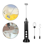 Electric Milk Foam Maker for Lattes (USB, 3 Speed Options)